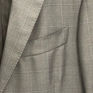 NWT ISAIA navy  check semi custom blazer/sport jacket